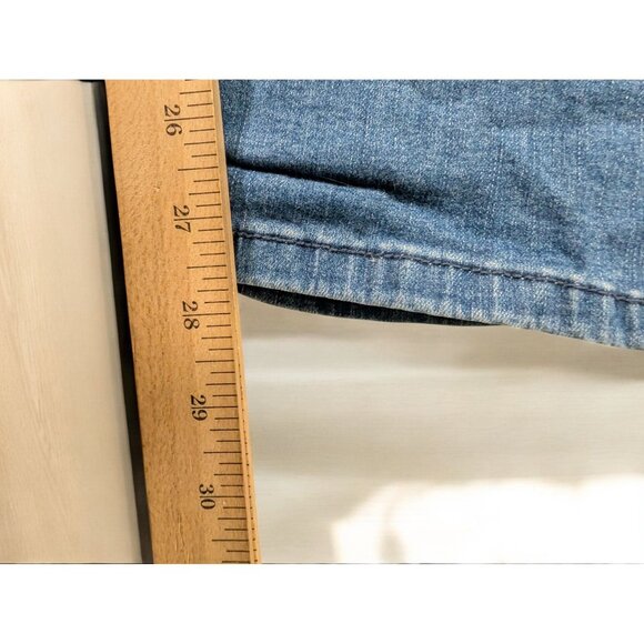 Gloria Vanderbilt Amanda Pull-On Jeans Plus Size 24W Blue Denim STrech POckets - Picture 7 of 8